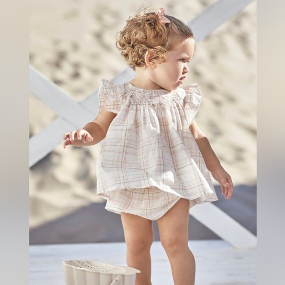 Tartine and Chocolat top with matching bloomers 3M